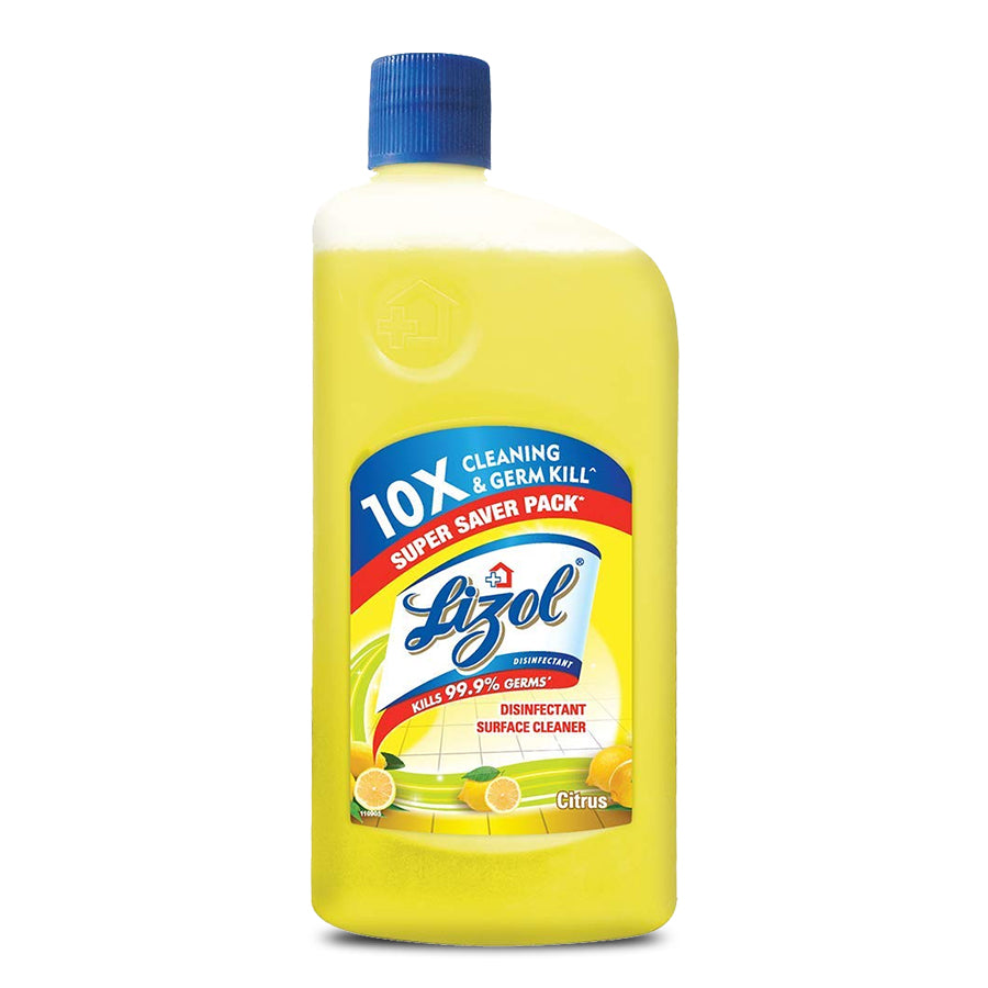 Lizol Disinfectant Floor Cleaner (Citrus), 975 ml