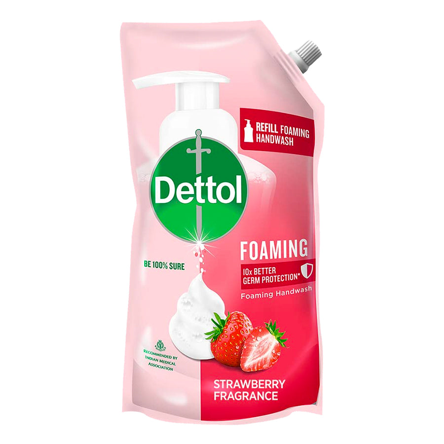 Dettol Foam Strawberry Refill Pack, 700ml