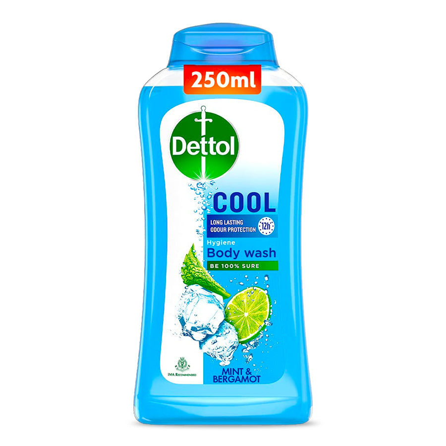 Dettol Body Wash and Shower Gel, Cool, 250ml