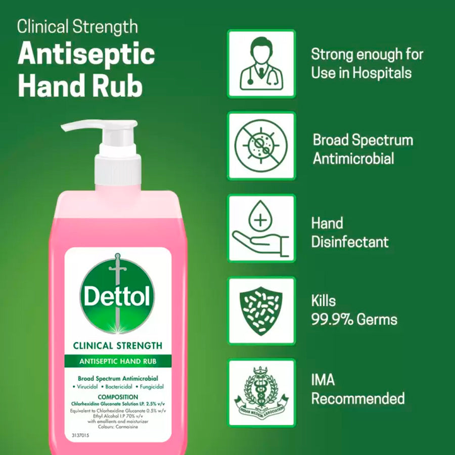 Buy Dettol Clinical Strength Antiseptic Hand Rub Online at best price