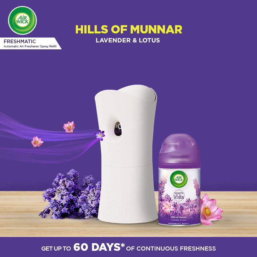 Airwick room freshener - scents of India fragrance range -hills of munnar fragrance buy online