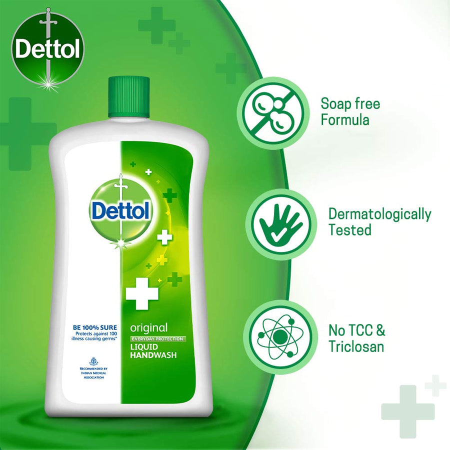 Dettol original liquid hand wash bottle - Total germ protection