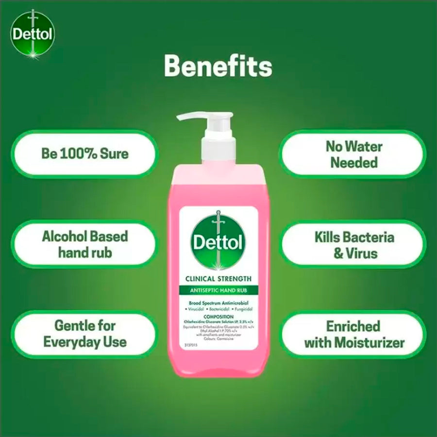 Benefits of Dettol antiseptic hand Rub