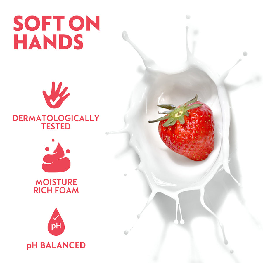 Dettol Strawberry Foaming Handwash Pump, 250ml