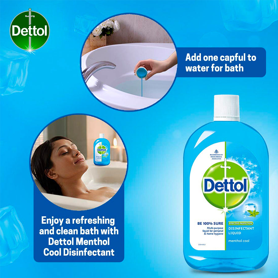 Dettol Menthol cool disinfectant liquid for personal hygiene