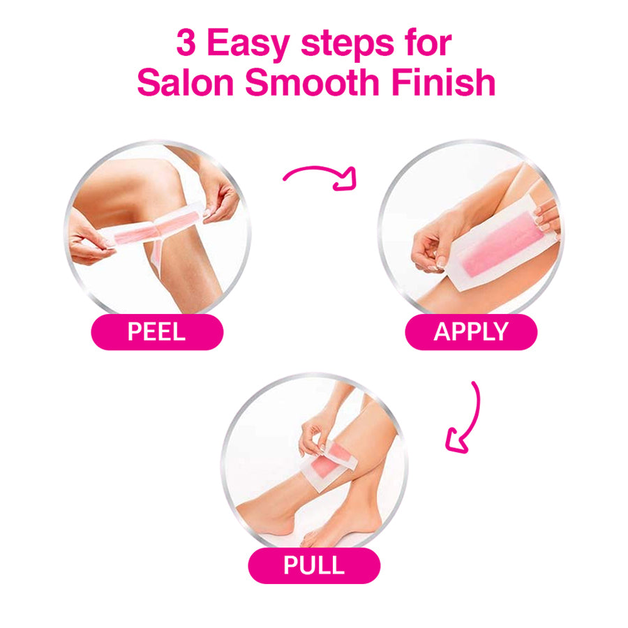 3 easy steps to use veet wax strips