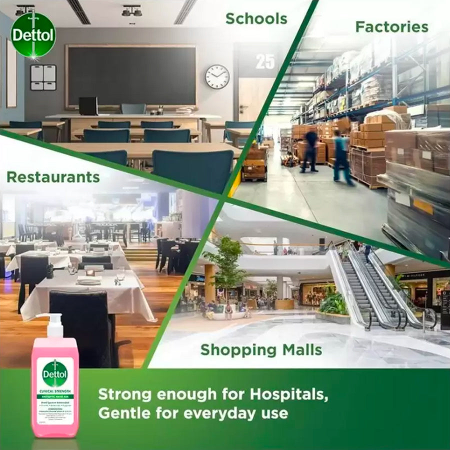 Where to use Dettol antiseptic Hand rub
