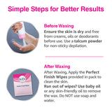 Simple Steps for best results after Using Veet Wax Strips