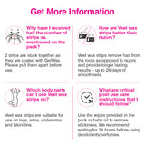 Get more information about using veet wax strips