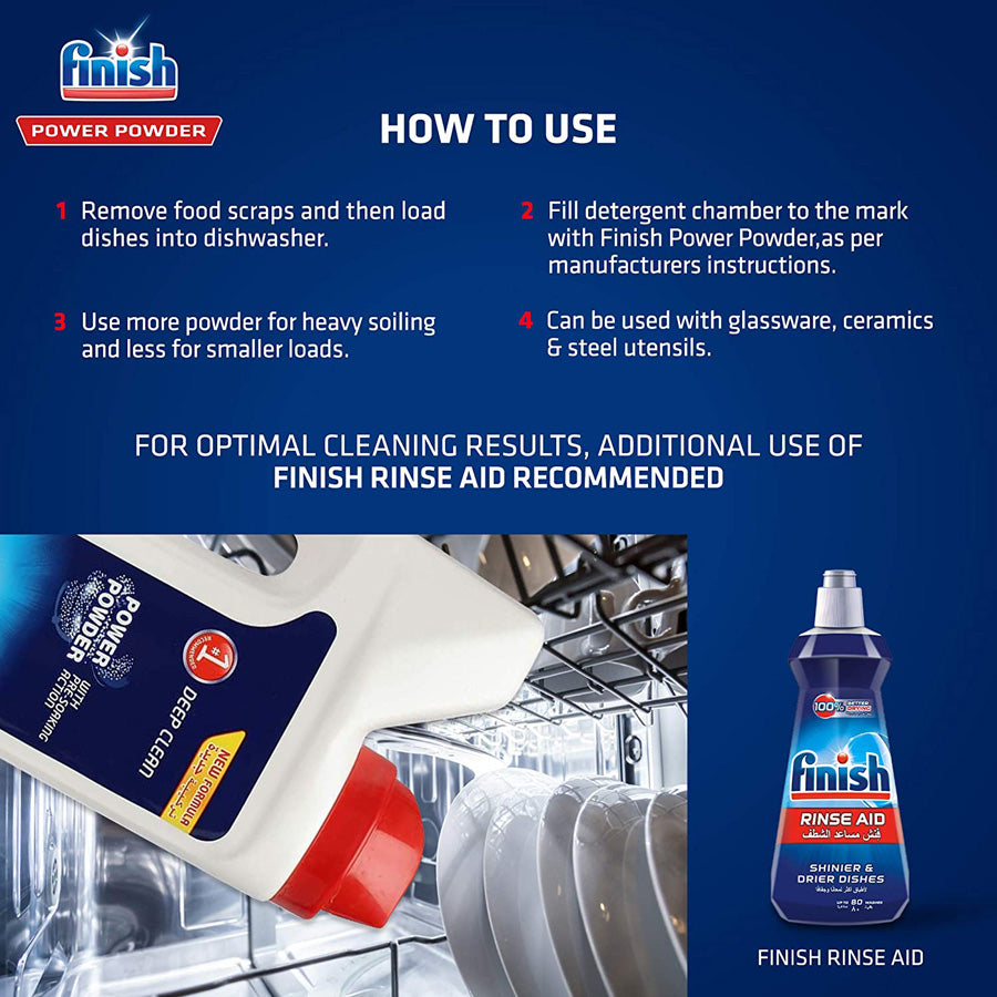 How to use finish dishwasher liquid 