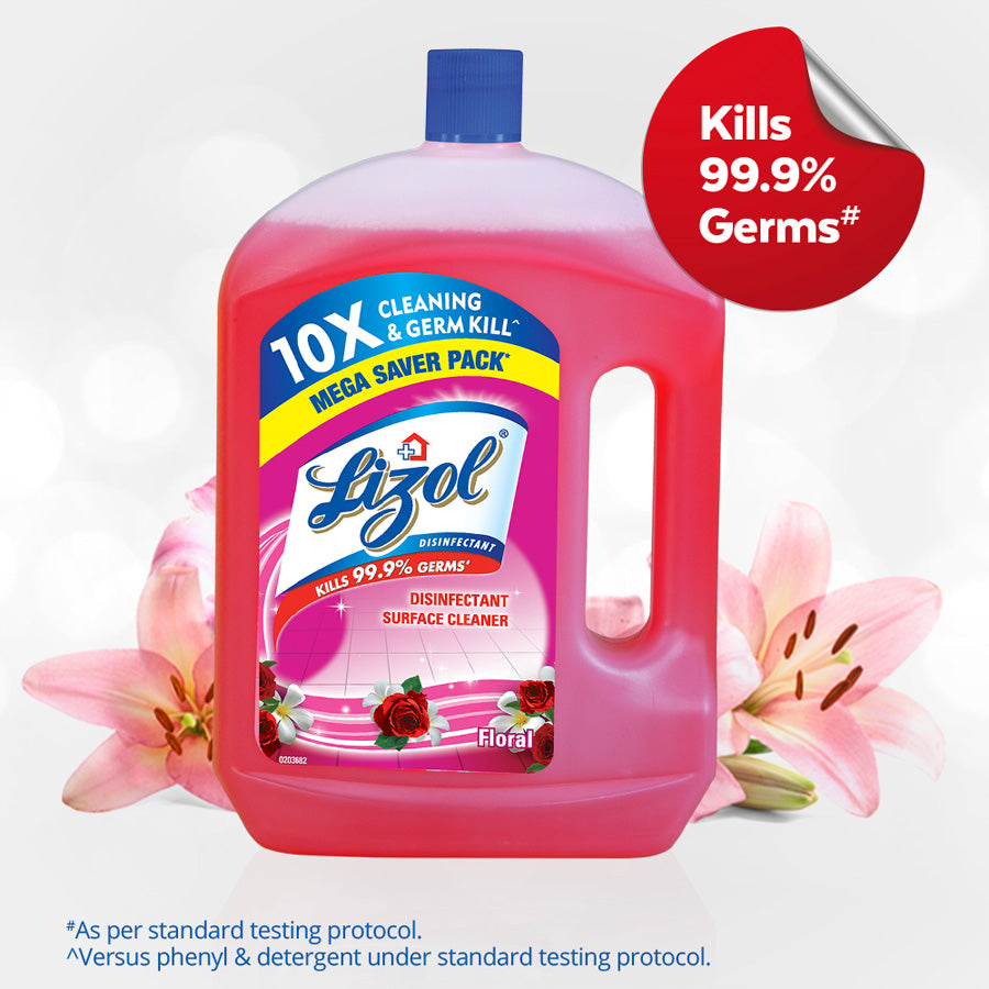 Lizol surface cleaning liquid - explore fro wide range of fragrance