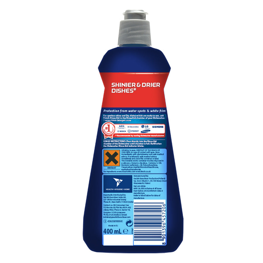Dishwasher gel -finish rinse aid liquid 