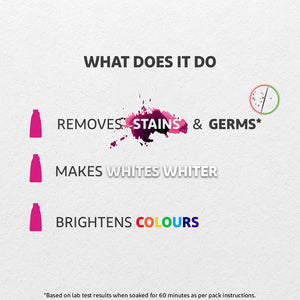 How does vanish stain remover laundary detergent work