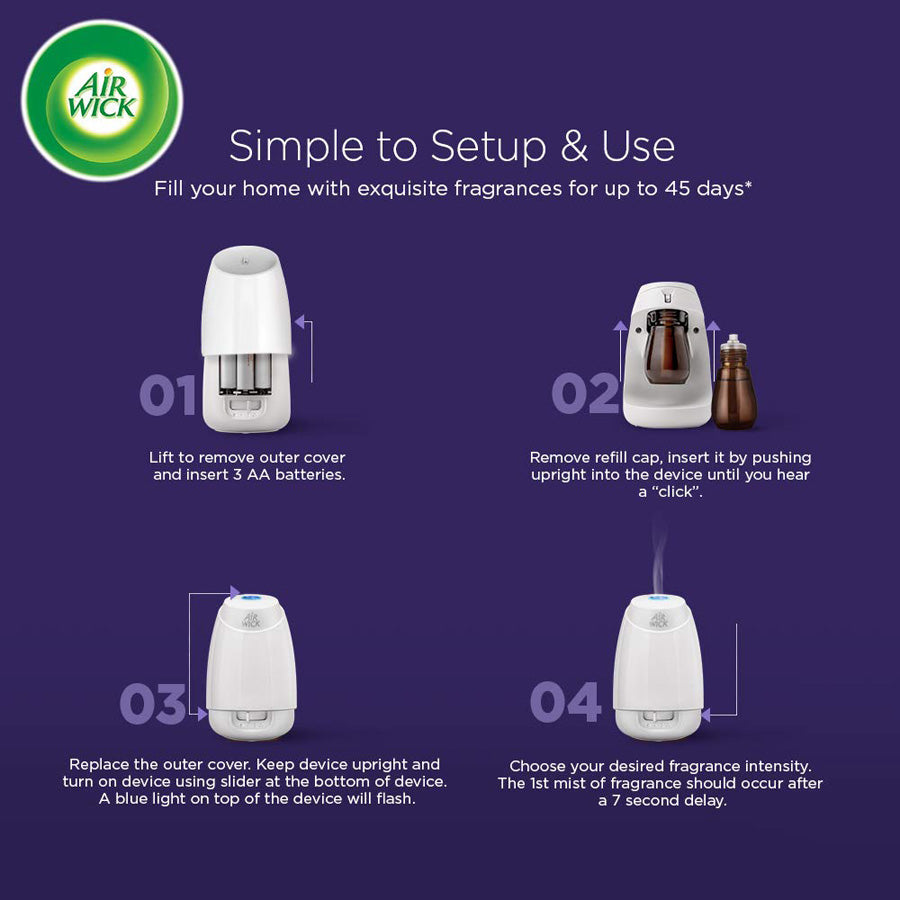 Buy Airwick Automatic Room freshner Essential Mist Complete Kit