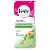 Veet Full Body Waxing Kit for Dry Skin, 20 strips