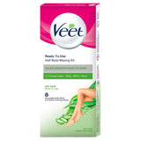Veet Full Body Waxing Kit for Dry Skin, 8 strips